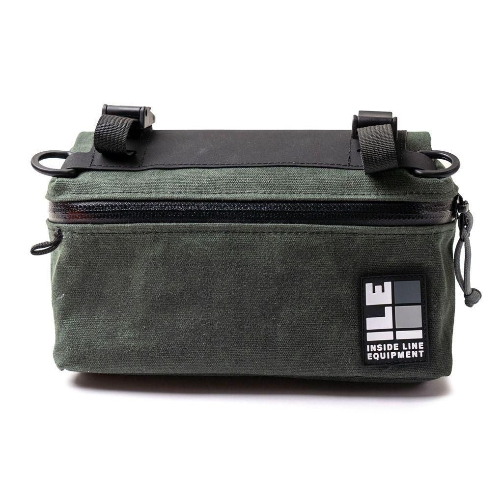 ILE PILOT BAR BAG (WAXED/FOREST) – BICYCLE STUDIO MOVEMENT