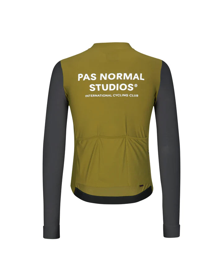 PAS NORMAL STUDIOS Men's Mechanism Long Sleeve Jersey (Deep Grey/Green) –  BICYCLE STUDIO MOVEMENT