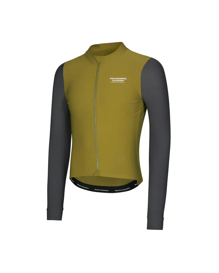 PAS NORMAL STUDIOS Men's Mechanism Long Sleeve Jersey (Deep Grey/Green) –  BICYCLE STUDIO MOVEMENT