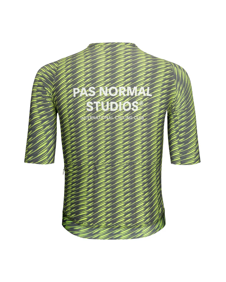 PAS NORMAL STUDIOS Men's SOLITUDE JERSEY (DARK MOSS / LIME GREEN PAS NORMAL STUDIOS Men's SOLITUDE JERSEY (DARK MOSS / LIME GREEN