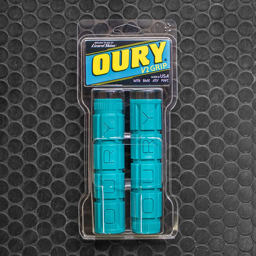 OURY V2 GRIP (TEAL) – BICYCLE STUDIO MOVEMENT