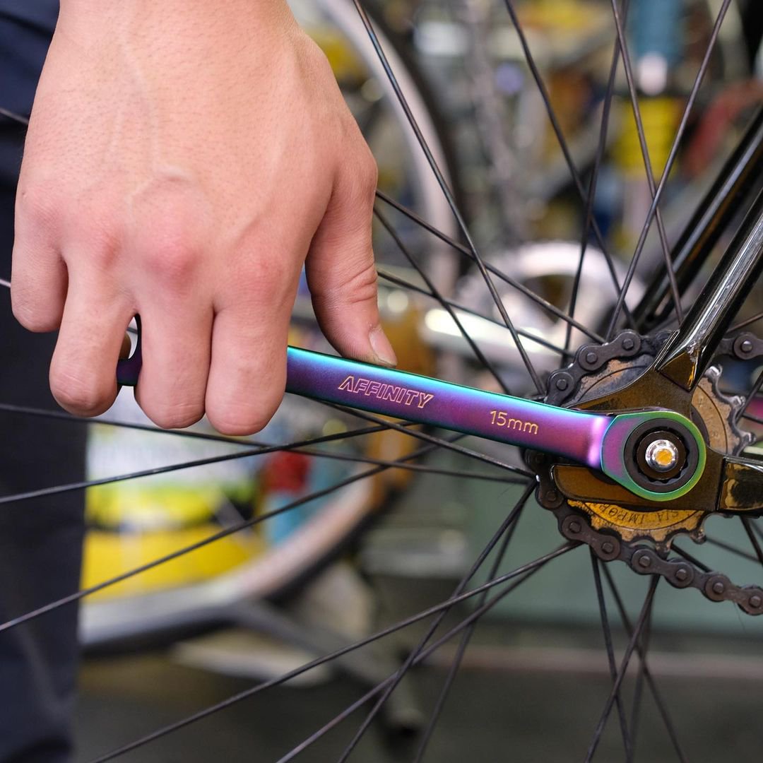 AFFINITY CYCLES 15mm racheting wrench – BICYCLE STUDIO MOVEMENT