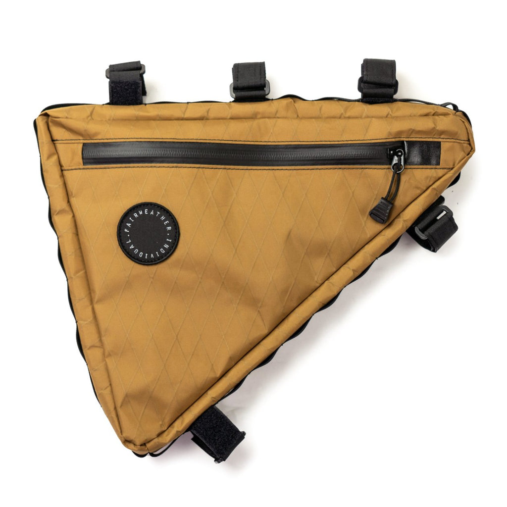 FAIRWEATHER FRAME BAG ADV (X-PAC/COYOTE) – BICYCLE STUDIO MOVEMENT