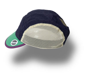 P.S.C Cap "Cycling" (Dark Navy / Teal /Purple)