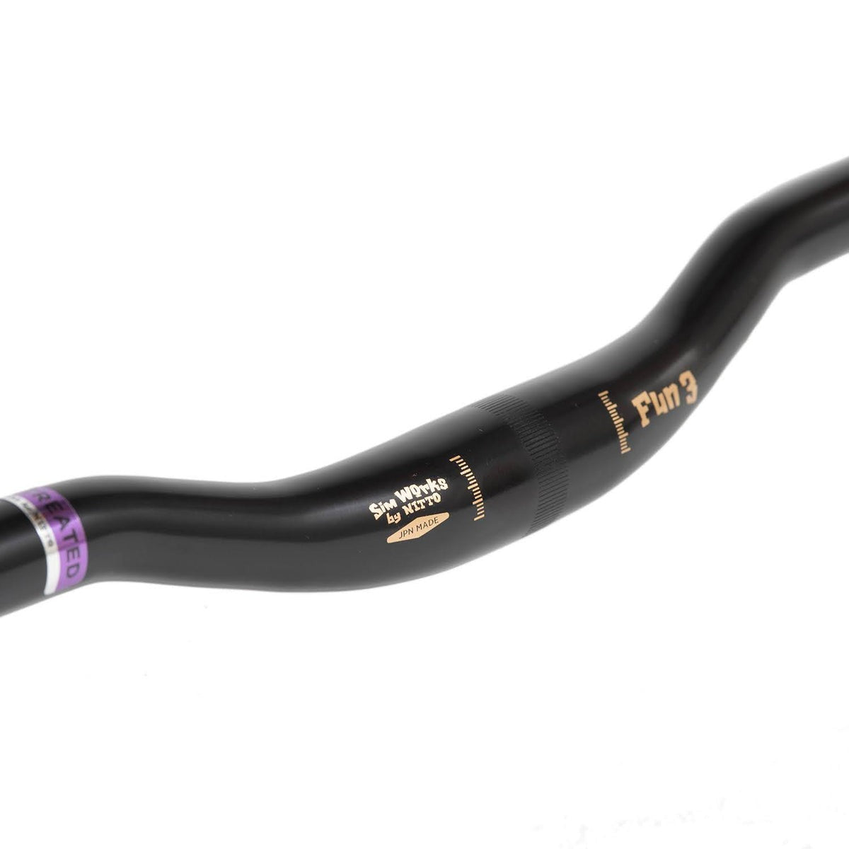 Nitto Fun SimWorks by NITTO ”Fun 3 Bar” (Black) – BICYCLE STUDIO MOVEMENT