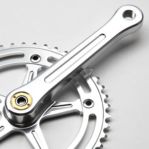 RMC TRACK CRANK SET (ALL SILVER)