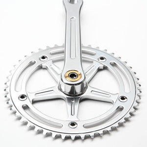 RMC TRACK CRANK SET (ALL SILVER)