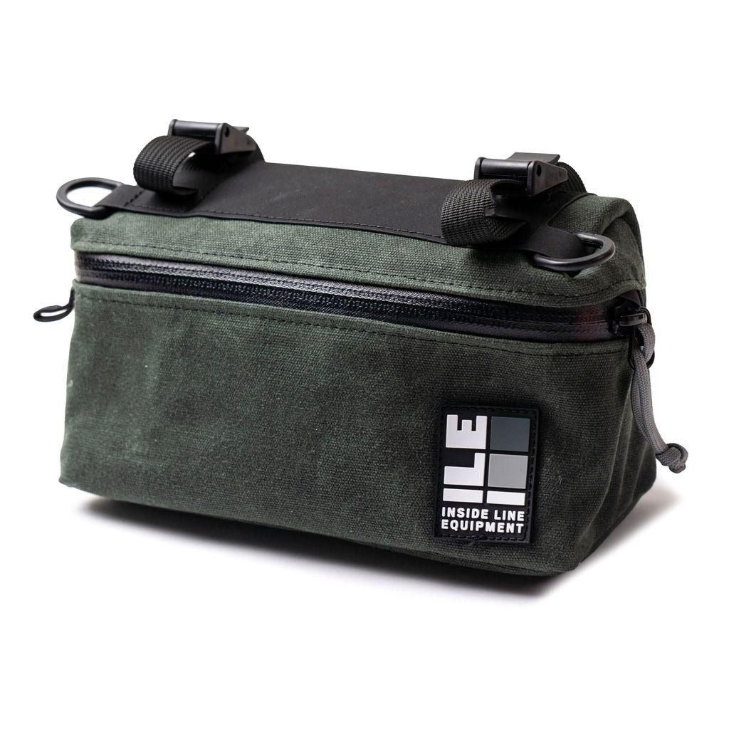 ILE PILOT BAR BAG (WAXED/FOREST) – BICYCLE STUDIO MOVEMENT