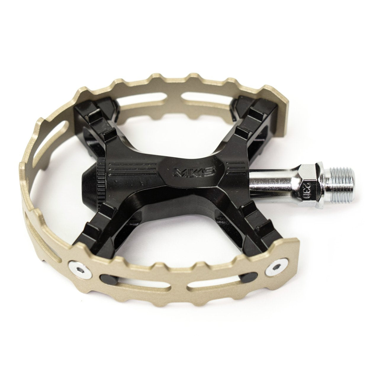 MKS XC-Ⅲ BEAR TRAP PEDAL（TITANIUM/BLACK） – BICYCLE STUDIO MOVEMENT