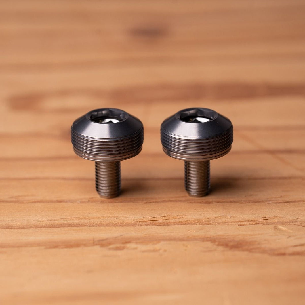 BUMPY CRANK CAP SET (PEWTER)