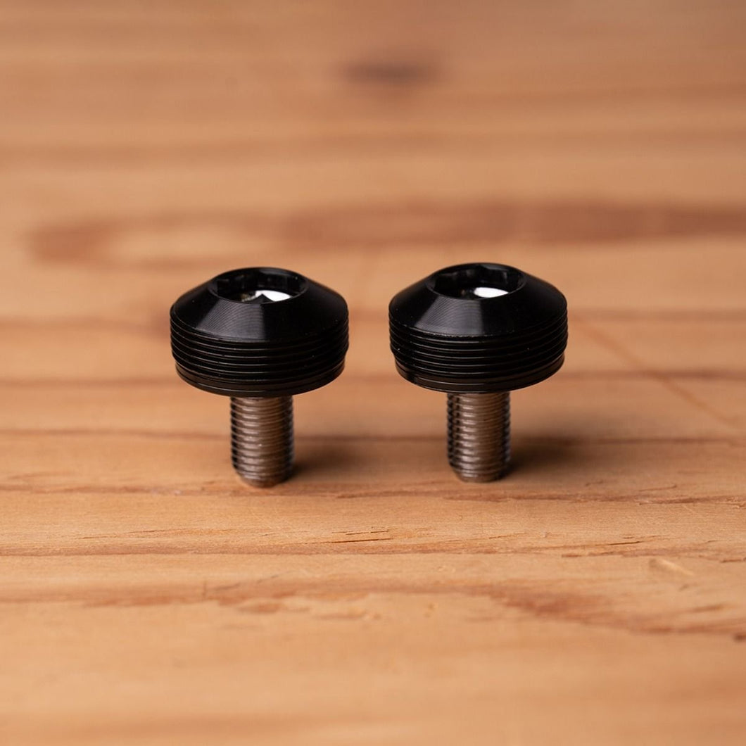 BUMPY CRANK CAP SET (BLACK)