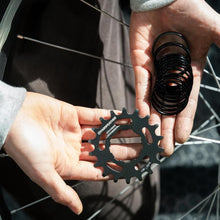 画像をギャラリービューアに読み込む, SINGLE SPEED SPACER KIT (BLACK/18T)