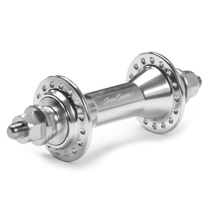 small track hub front (silver)