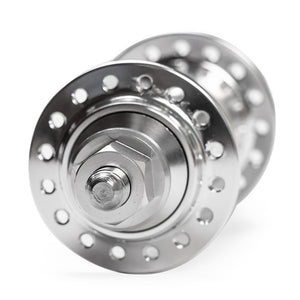 small track hub front (silver)
