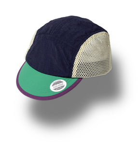 P.S.C Cap "Cycling" (Dark Navy / Teal /Purple)