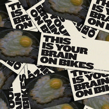 画像をギャラリービューアに読み込む, Brain on Bikes Sticker
