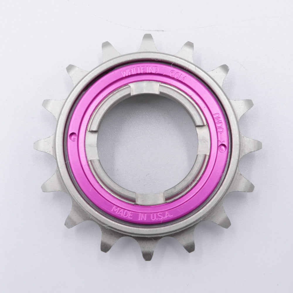 WHITEINDUSTRIES ENO SINGLE FREEWHEEL (PINK) – BICYCLE STUDIO MOVEMENT