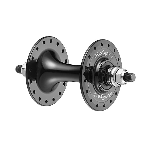 DIA-COMPE Gran Compe II ハブ ブラック 36H DIA-COMPE GRAN COMPE Ⅱ HUB FRONT (BLACK) – BICYCLE STUDIO MOVEMENT