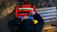 画像をギャラリービューアに読み込む, PRO BIKE MESSENGER BAG WITH STRIPES MD CONNECT (ORG)