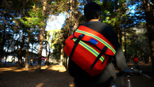 画像をギャラリービューアに読み込む, PRO BIKE MESSENGER BAG WITH STRIPES MD CONNECT (ORG)