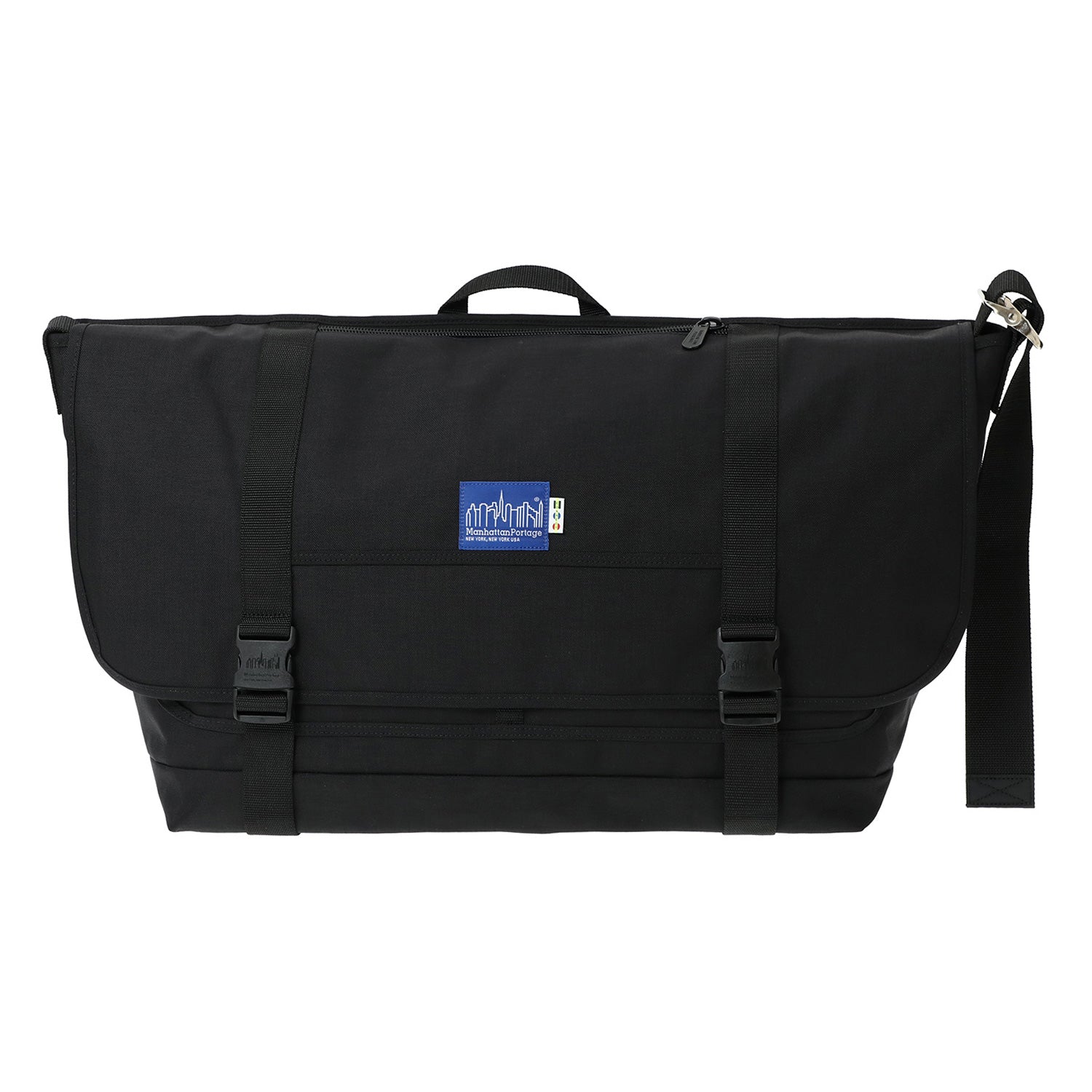 RON'S BIKES メッセンジャーバッグ ネイビー Pro Bike Messenger Bag with Stripes (MD) – Manhattan Portage