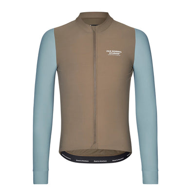 Men's Mechanism Long Sleeve Jersey (Dusty Blue / Dark Stone)