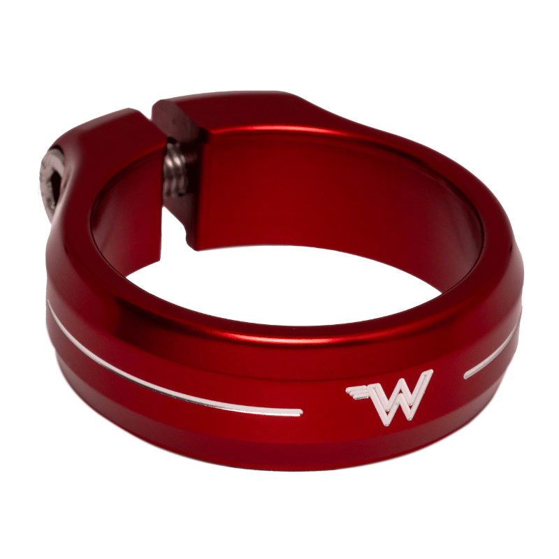 ラウンド用品・アクセサリー Bright Dip Red Aluminum Circle T WHITE INDUSTRIES SEAT COLLARS (RED) – BICYCLE STUDIO MOVEMENT