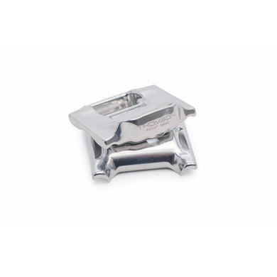 OVERSIZED SADDLE RAIL CLAMPS (SILVER)