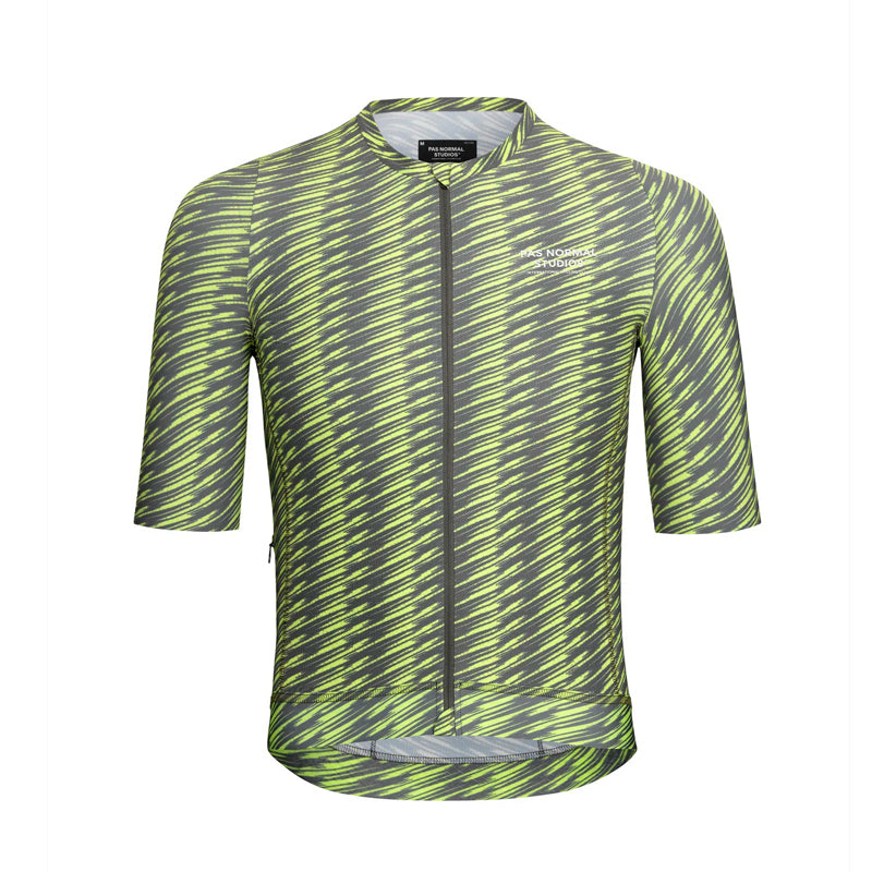 Men's SOLITUDE JERSEY (DARK MOSS / LIME GREEN)