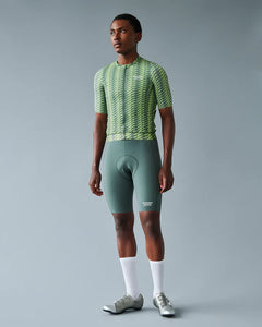 Men's SOLITUDE JERSEY (DARK MOSS / LIME GREEN)