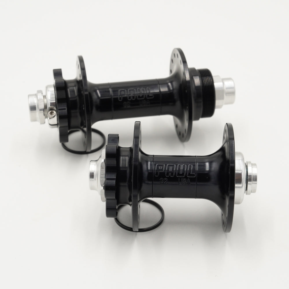 THRU AXLE DISC HUB & DISC WORD THRU AXLE HUB SET (BLACK)