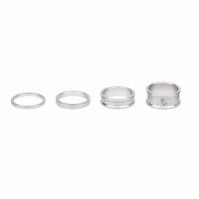 PRECISION HEADSET SPACERS (RAW SILVER)