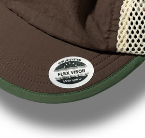 P.S.C Cap "Cycling" (BROWN / GREEN)