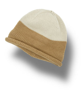 Merino Roll Cap (Mocha in Milk)