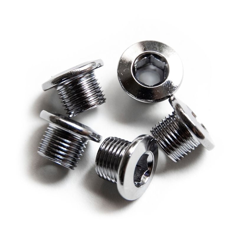 CHAINRING FIXING BOLTS (SILVER)