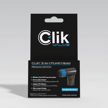 画像をギャラリービューアに読み込む, Clik 2-in-1 RIGHT ANGLED PUMP HEAD &amp; REMOVEABLE PUMP ADAPTER (Aluminum)