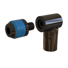 画像をギャラリービューアに読み込む, Clik 2-in-1 RIGHT ANGLED PUMP HEAD &amp; REMOVEABLE PUMP ADAPTER (Aluminum)