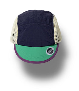 P.S.C Cap "Cycling" (Dark Navy / Teal /Purple)