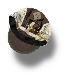 P.S.C Cap "Cycling" (BROWN / GREEN)