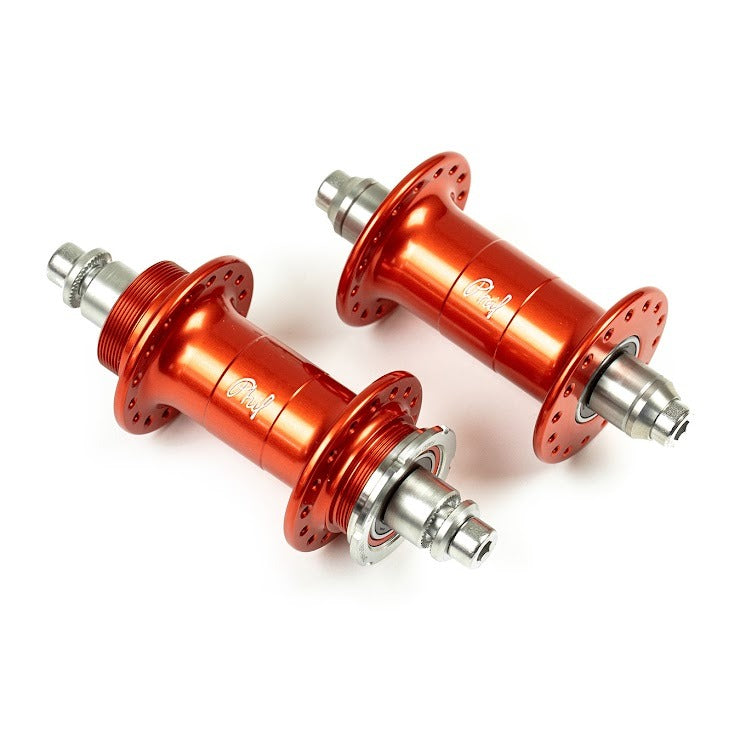 Low Flange Track Hub Set (LTD orange/fixed&free)