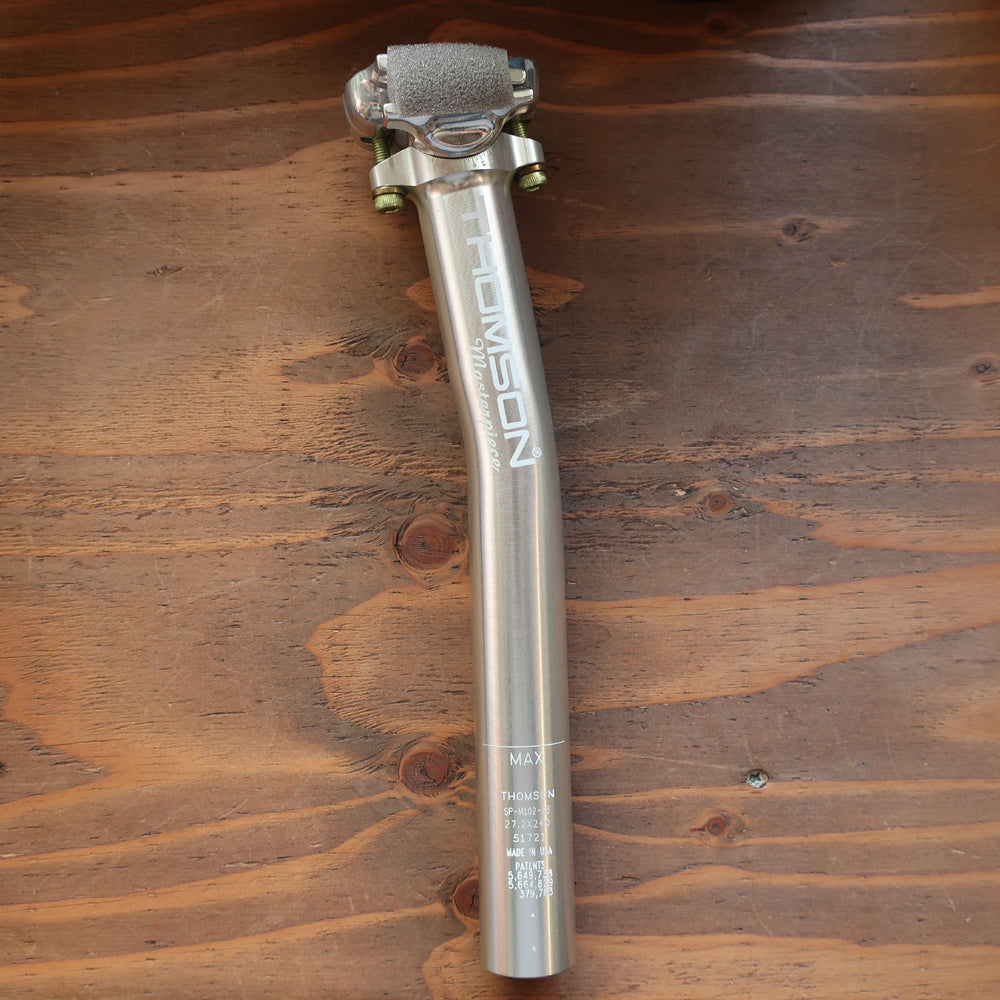 MASTERPIECE SEATPOST SETBACK (SILVER) – BICYCLE STUDIO MOVEMENT