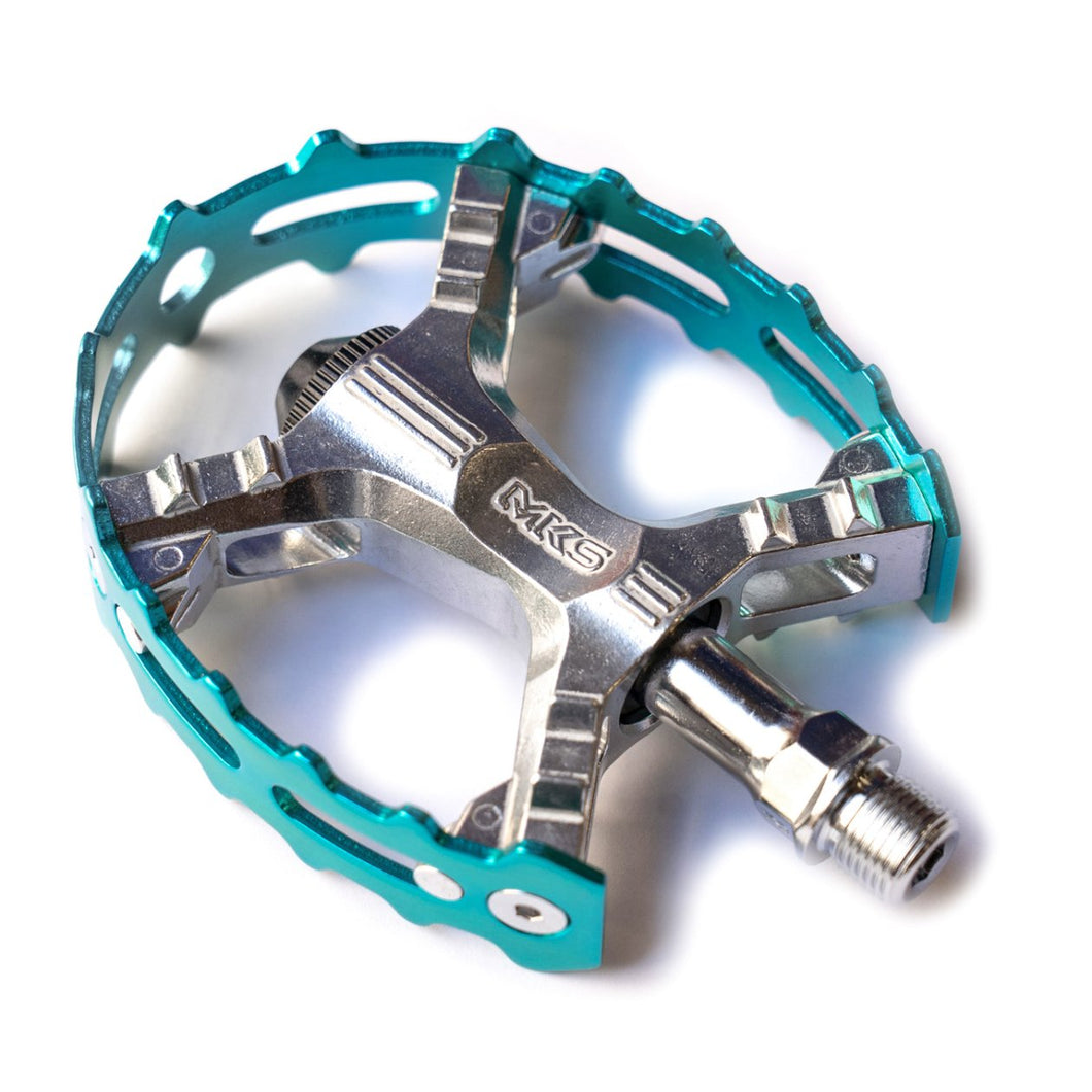 MKS XC-Ⅲ BEAR TRAP PEDAL（TURQUOISE） – BICYCLE STUDIO MOVEMENT