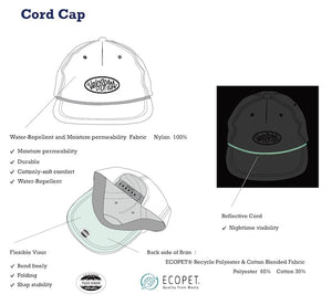 Cord Cap (Red with Reflective cord)
