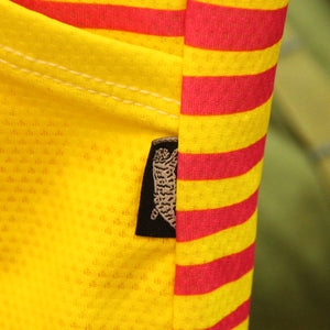 Hand Stripe Jersey (Yellow/Pink)