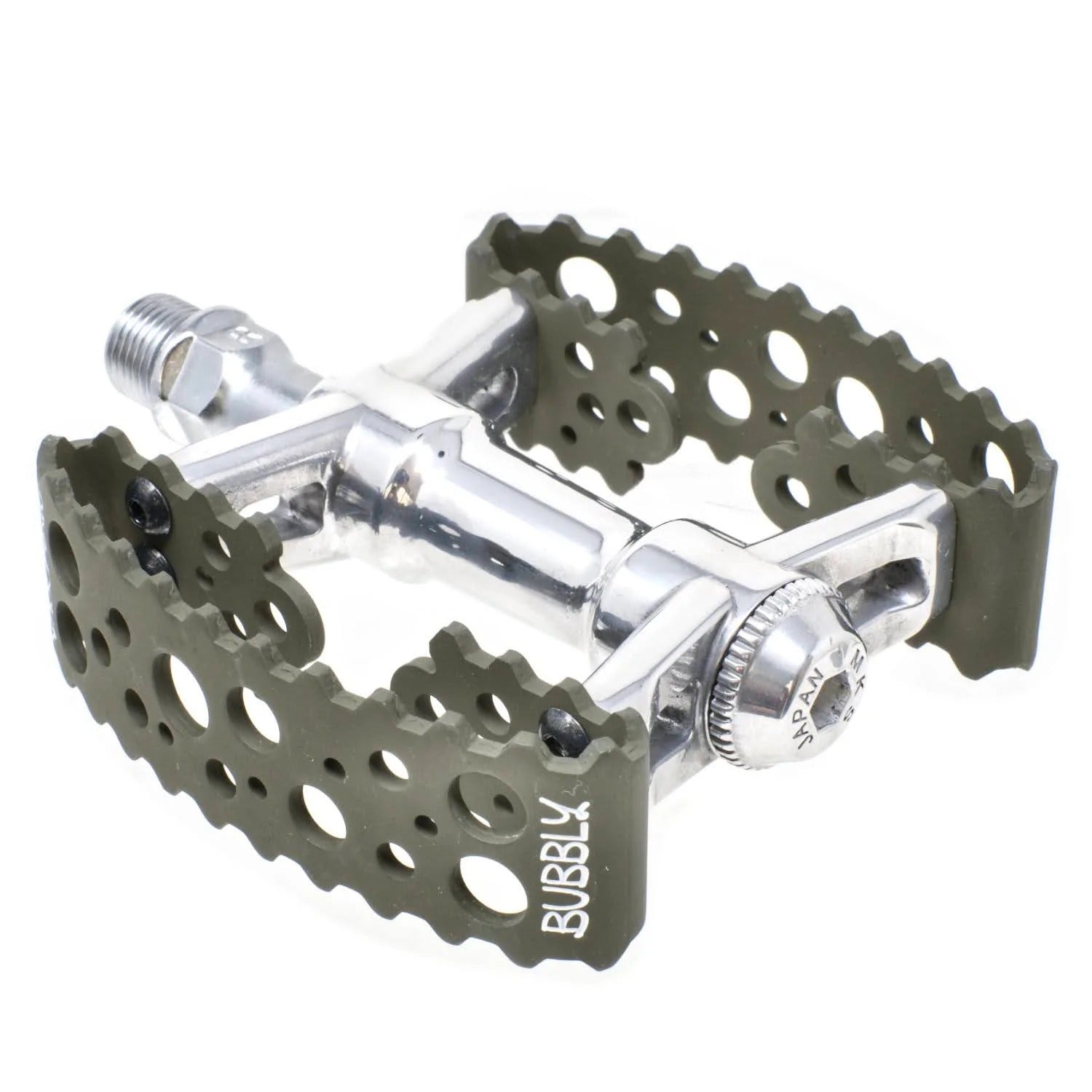 SimWorks by MKS Tiny Bubbly Pedal (Ceramic OLIVE) – BICYCLE STUDIO